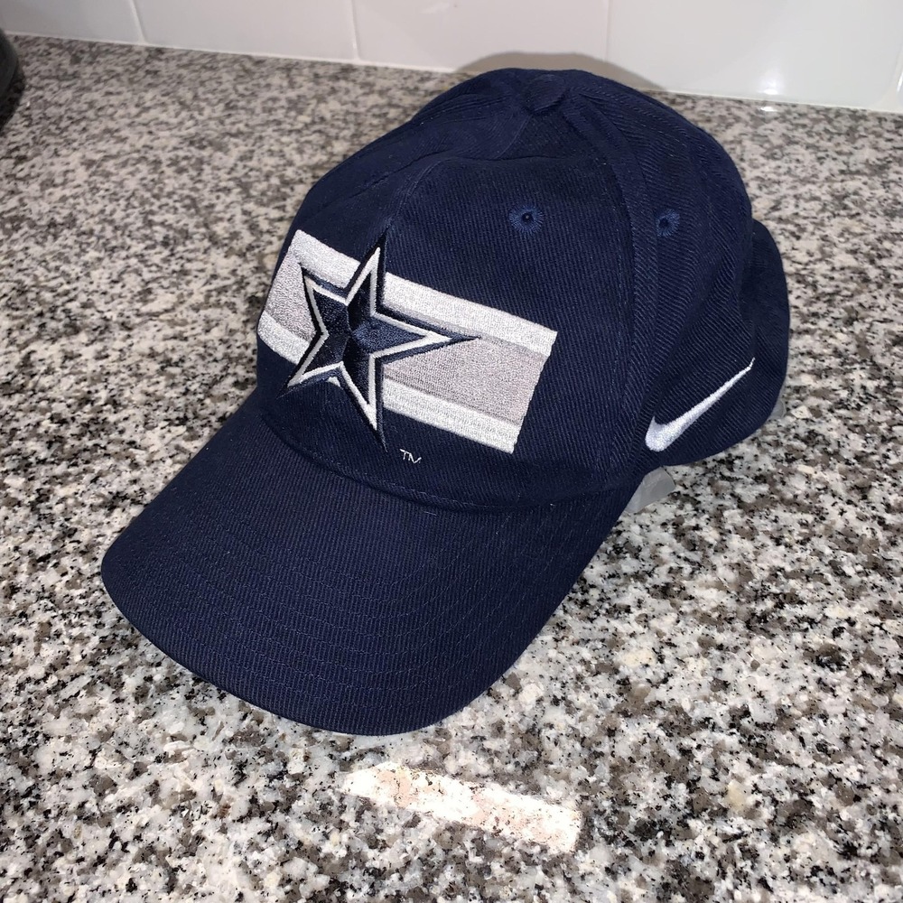 Dallas Cowboys Hat Cap Snap Back Boys One Size Blue NFL Football Nike Pro Line